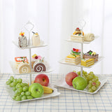 3-Tier Plastic Cake Stand