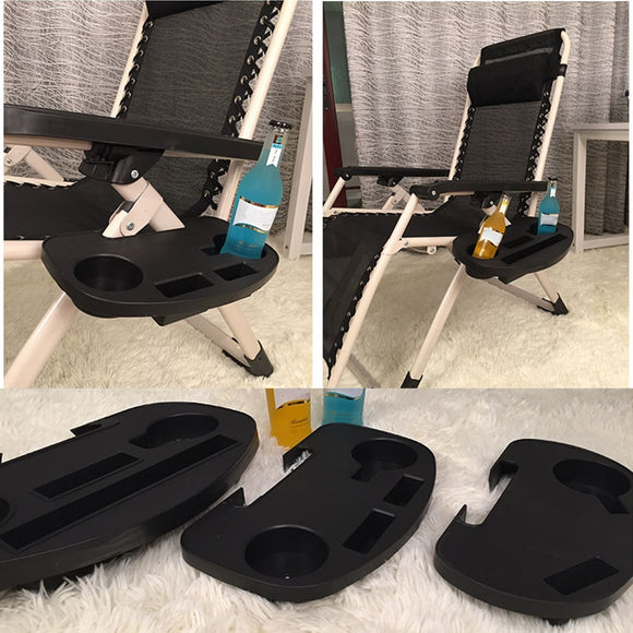 Chair Side Table Drink Holder