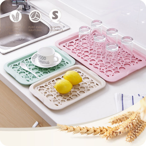 Creative Double Plastic Water Cup Drain Tray